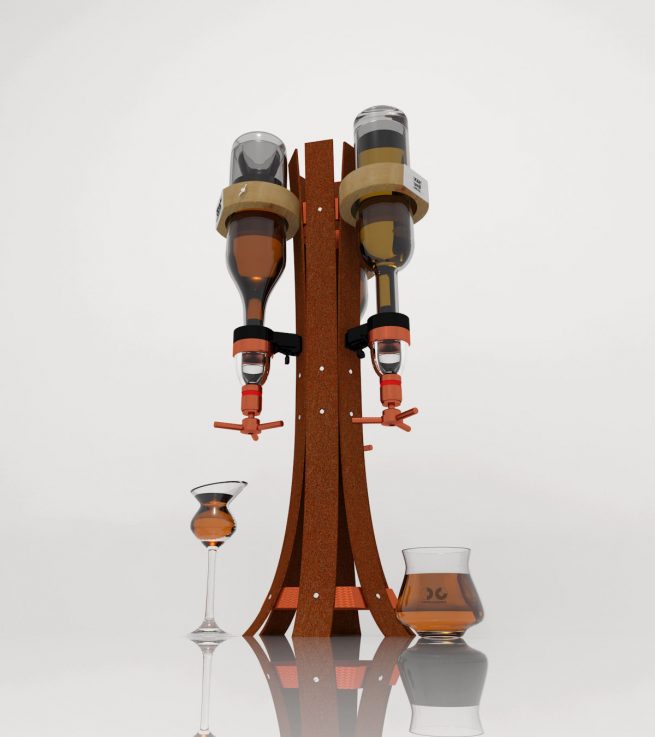 dg espositore tris render